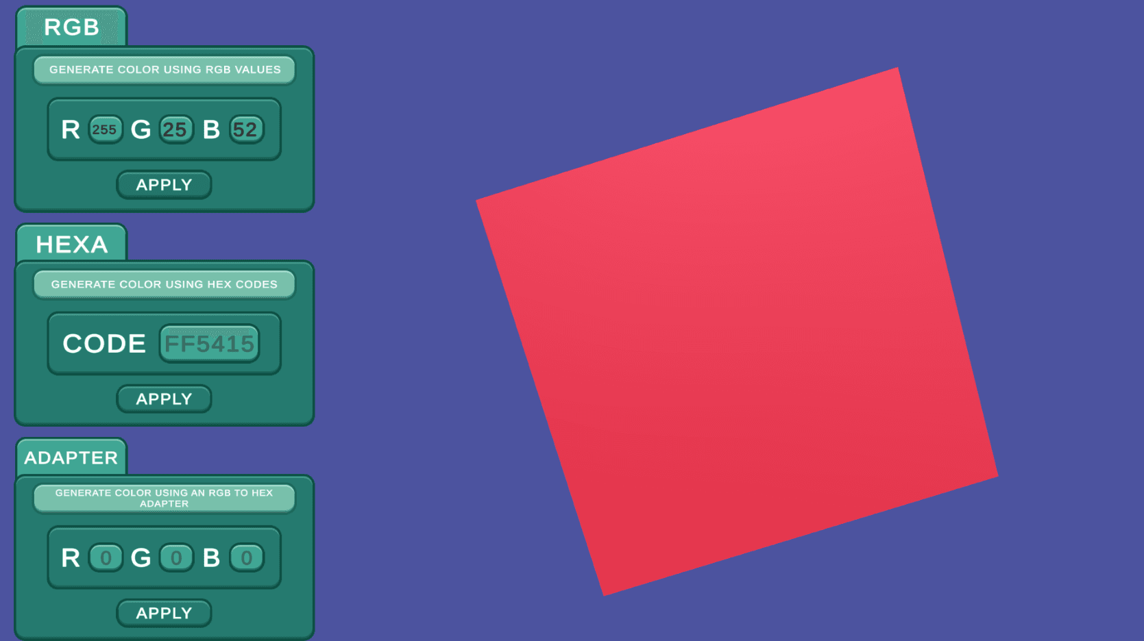 Adapter demo